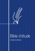 Bible d'étude Semeur 2015 souple bleu ferm. éclair