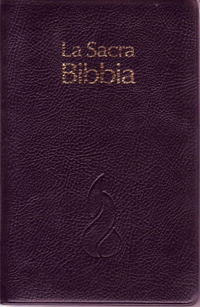 Italien, Bible N.R. souple, noir, tranche or