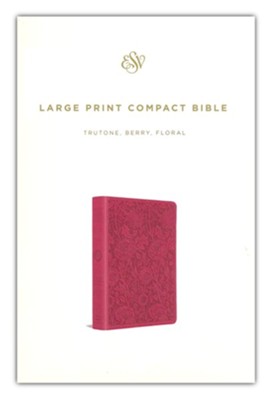 Anglais, Bible ESV - Large print compact Bible